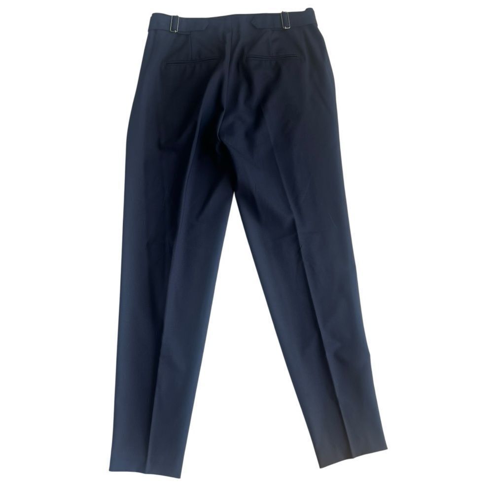 VINCE  Women's Midnight Blue Chino Pleated Wool Bend Pants Trousers sz 2